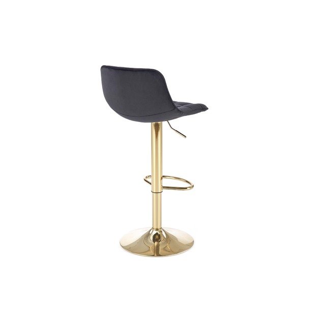 H120 bar stool, gold / black 17