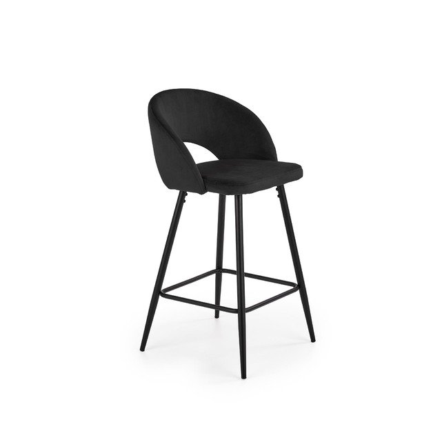 H96 bar stool, color: black