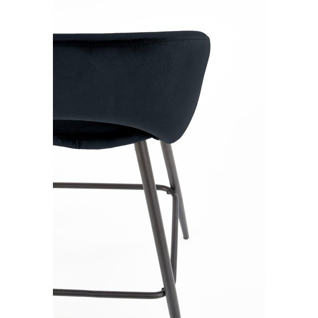 H96 bar stool, color: black 4