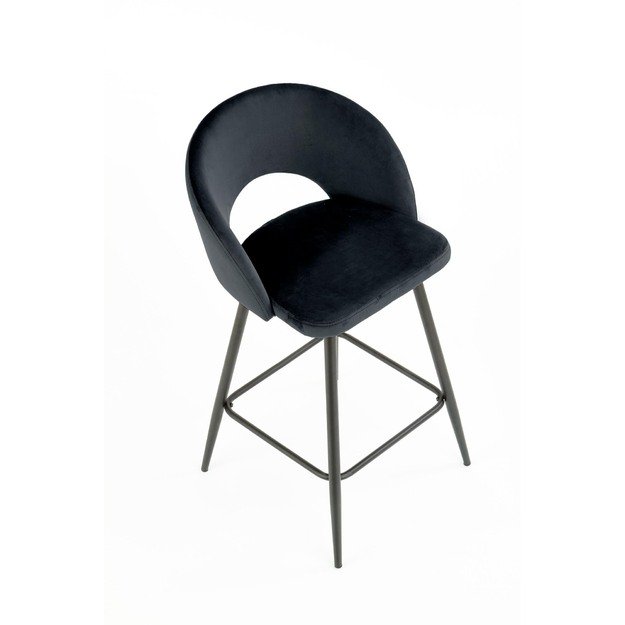 H96 bar stool, color: black 8