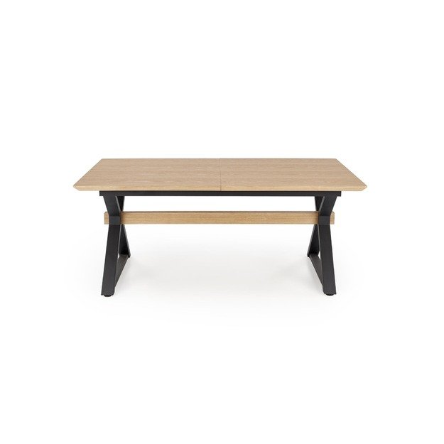 HENRY table, natural / black 9