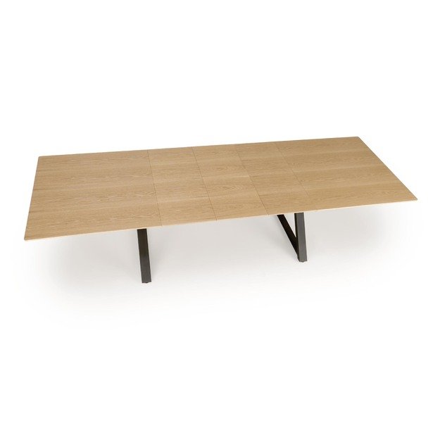 HENRY table, natural / black 4