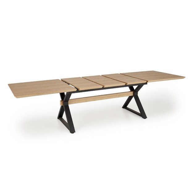 HENRY table, natural / black 7