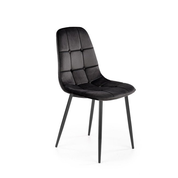 K417 chair, black velvet