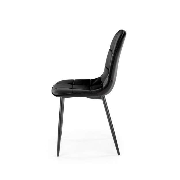 K417 chair, black velvet 1