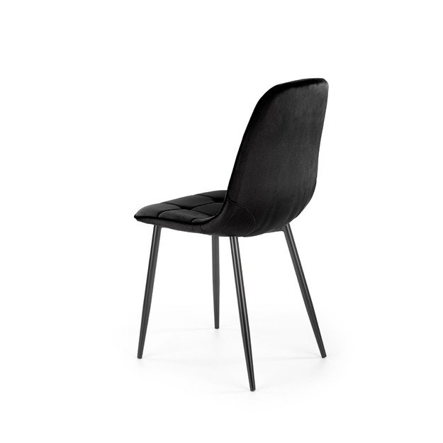 K417 chair, black velvet 2