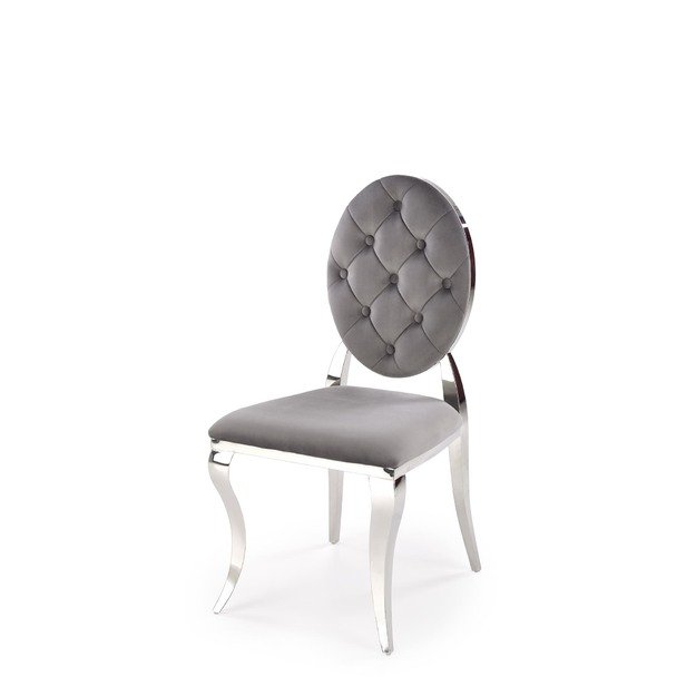 K555 chair, grey / silver