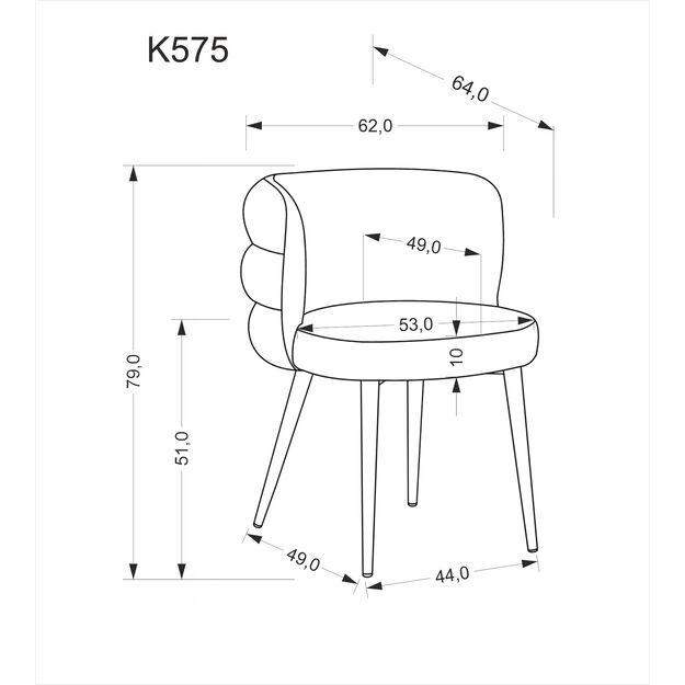 K575 chair, olive 6