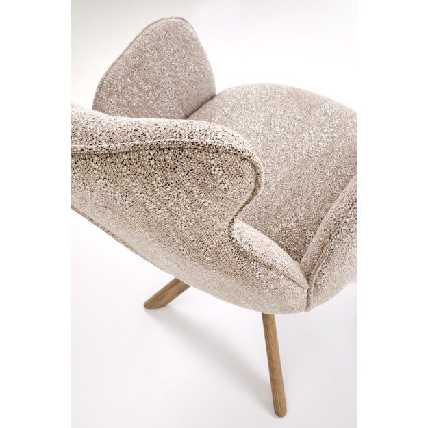 K585 chair, dark beige / l.walnut 6