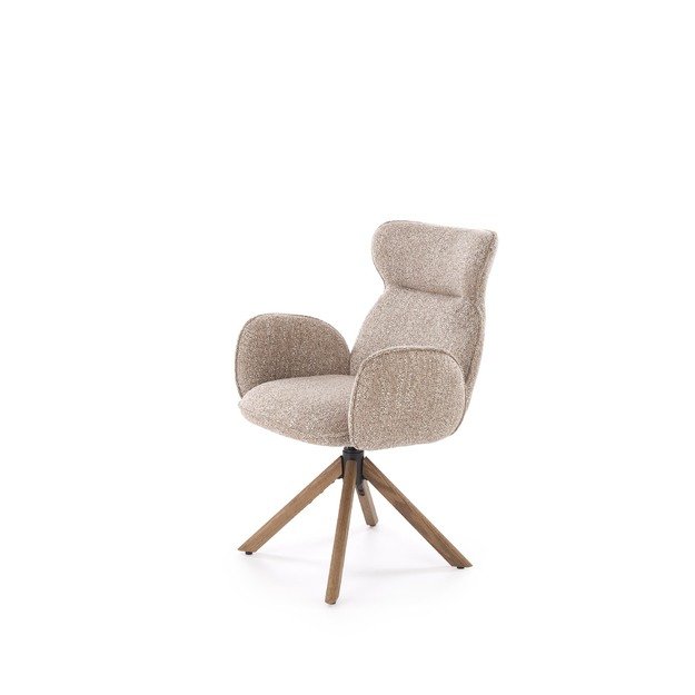 K585 chair, dark beige / l.walnut 4