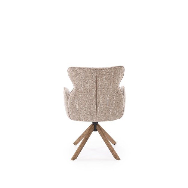 K585 chair, dark beige / l.walnut 1