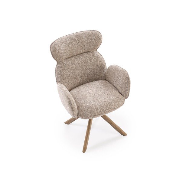 K585 chair, dark beige / l.walnut 10