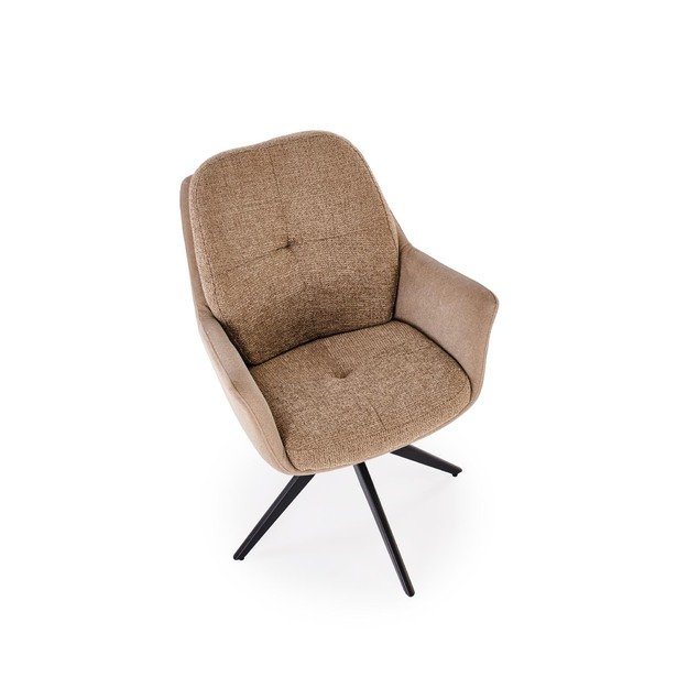 K591 swivel chair, brown 1