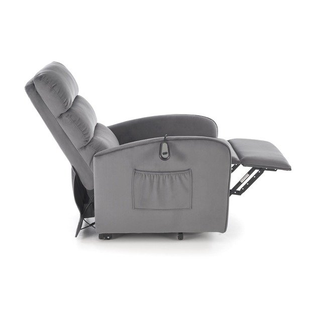 MARONI leisure chair, grey 9