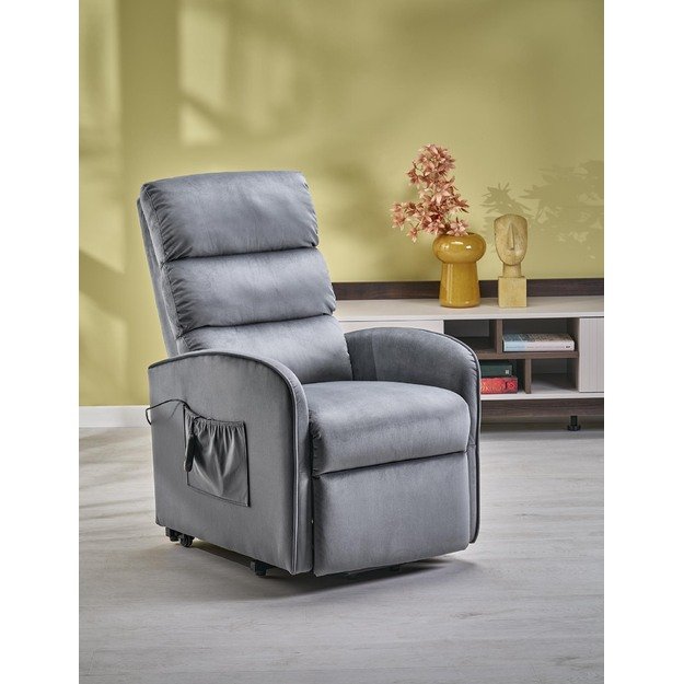MARONI leisure chair, grey