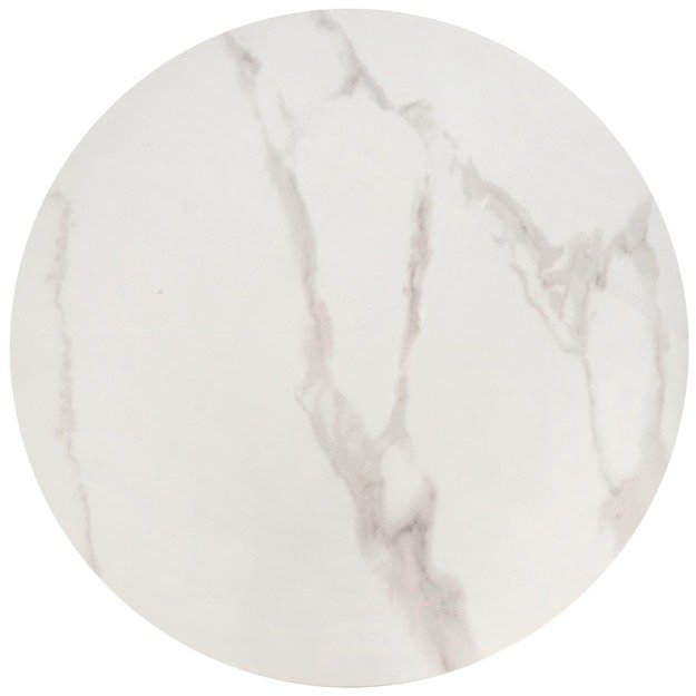 OSARIO coffee table, white marble / white 3