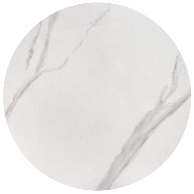 OSARIO coffee table, white marble / white 4