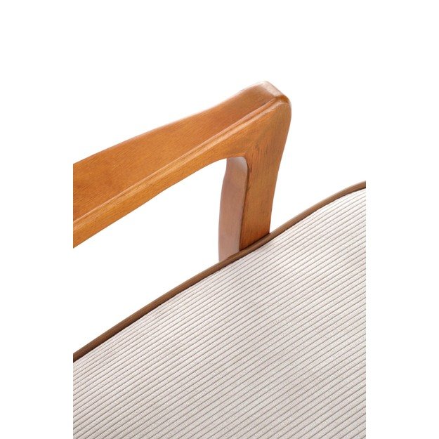 PASTORE leisure armchair  light beige / light walnut 1