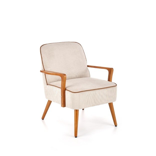 PASTORE leisure armchair  light beige / light walnut 17