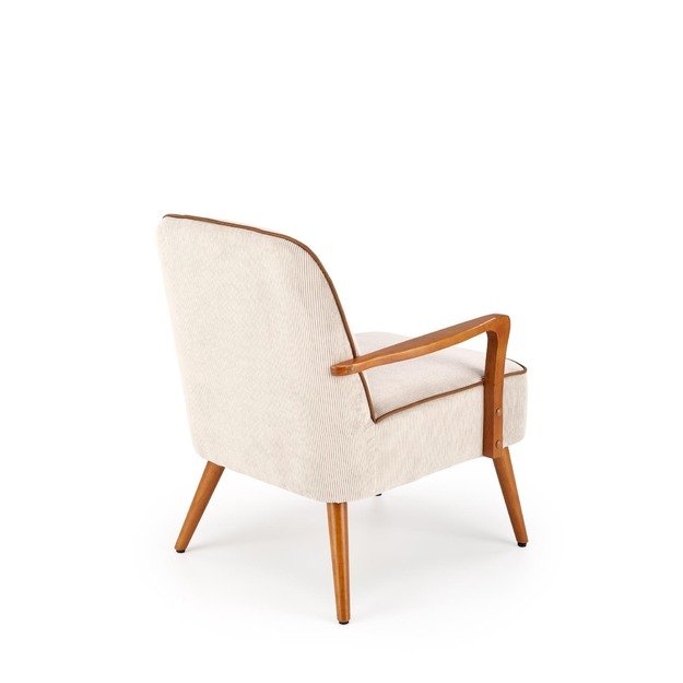 PASTORE leisure armchair  light beige / light walnut 23