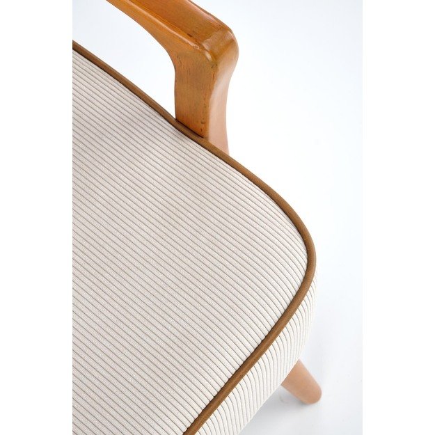 PASTORE leisure armchair  light beige / light walnut 27