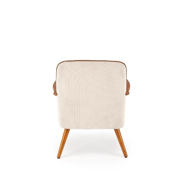 PASTORE leisure armchair  light beige / light walnut 19