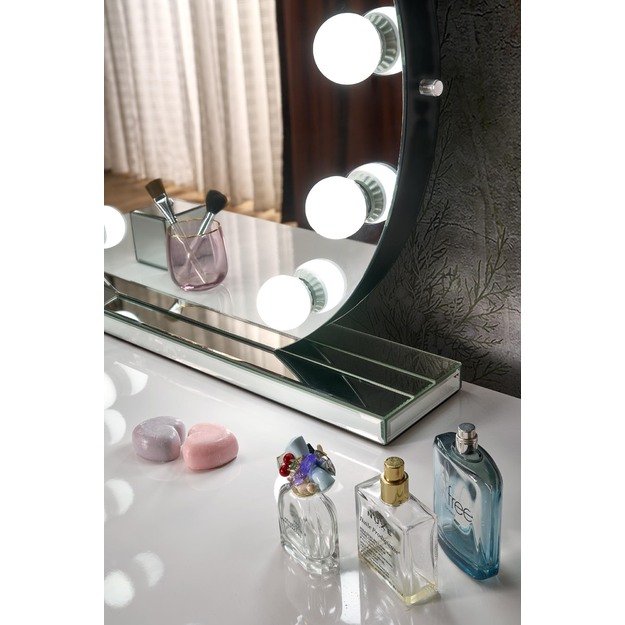 TORANO table mirror, color: silver 7