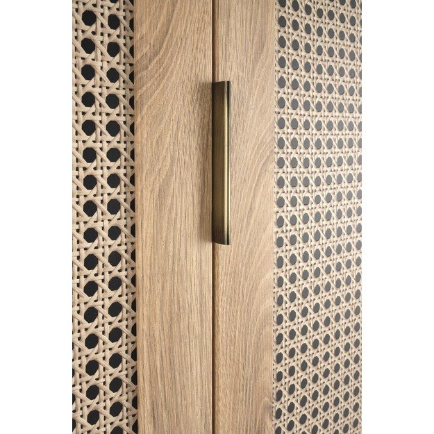 BORNEO S-1 wardrobe, artisan oak / black 6
