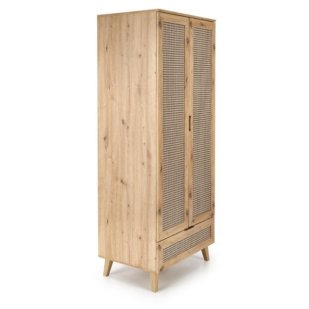 BORNEO S-1 wardrobe, artisan oak / black 5