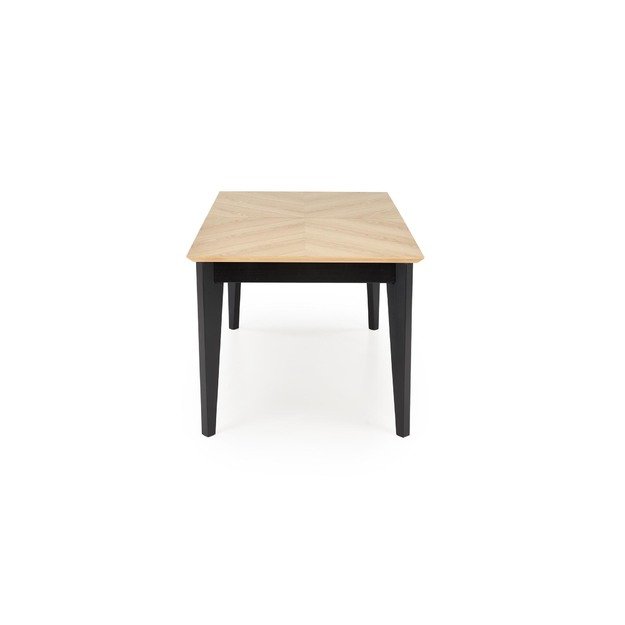 EDMONDO table natural oak / black 19
