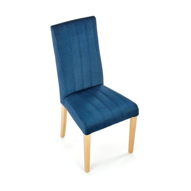 DIEGO 3 chair, color: quilted velvet Stripes - MONOLITH 77 15