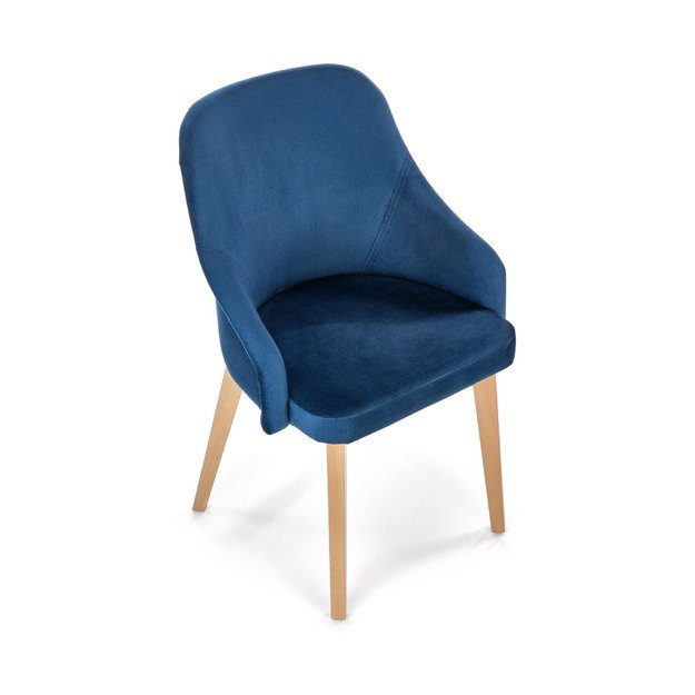 TOLEDO 2 chair, color: honey oak / MONOLITH 77 18
