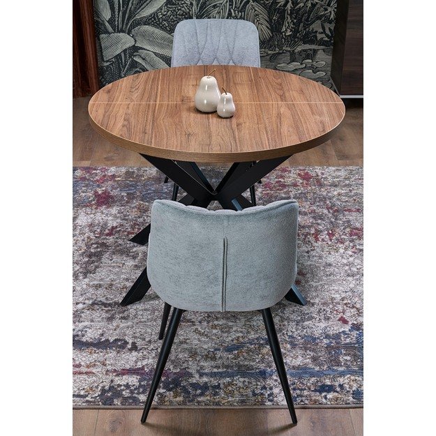 PERONI extension table, walnut / black 11