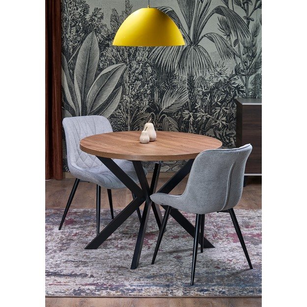 PERONI extension table, walnut / black 14