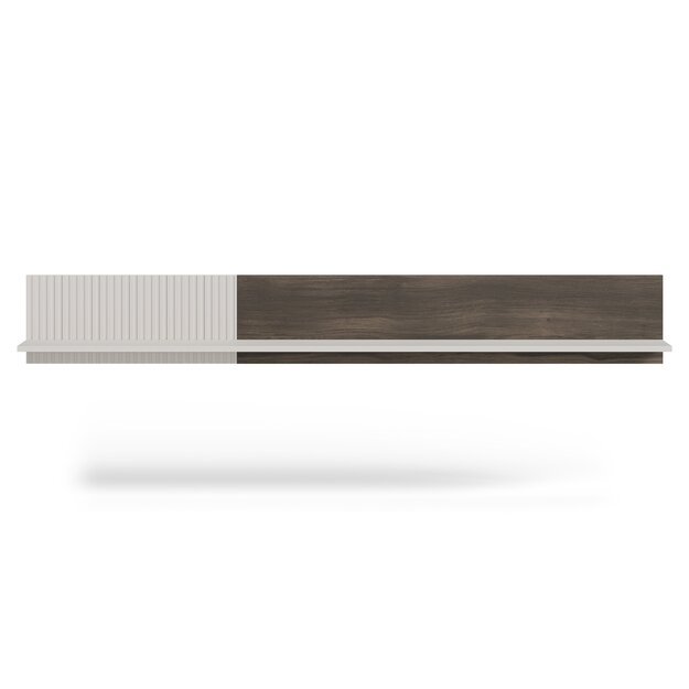 RANDOM 2 P-2 hanging shelf, color: cashmere / walnut / black 3