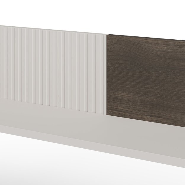 RANDOM 2 P-2 hanging shelf, color: cashmere / walnut / black 2