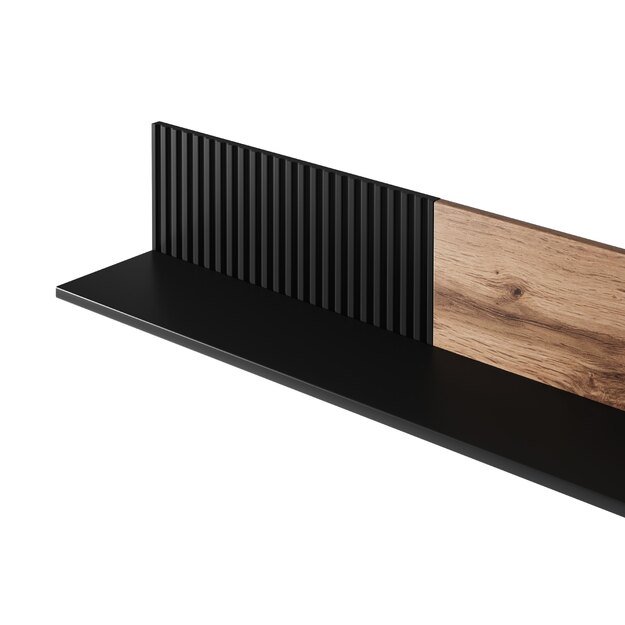 RANDOM P-1 hanging shelf, color: wotan oak/black 3