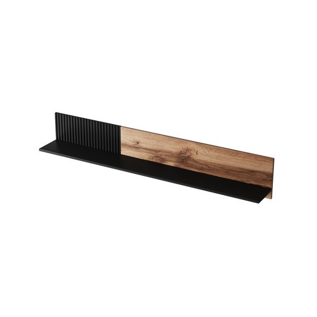 RANDOM P-1 hanging shelf, color: wotan oak/black 4