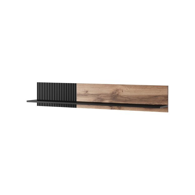RANDOM P-1 hanging shelf, color: wotan oak/black 6
