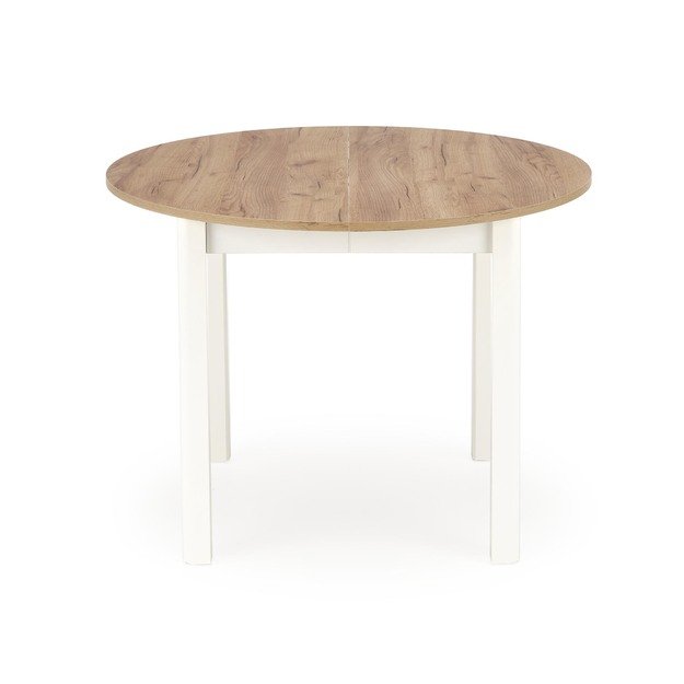 RINGO table, craft oak / white 2
