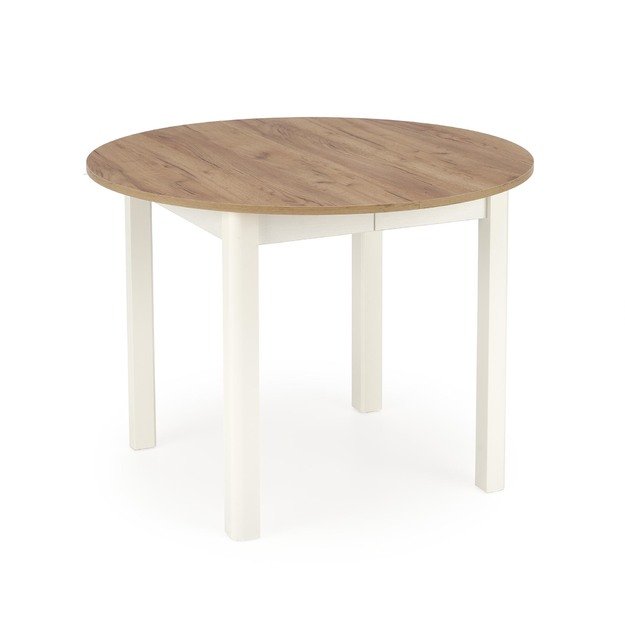 RINGO table, craft oak / white 15
