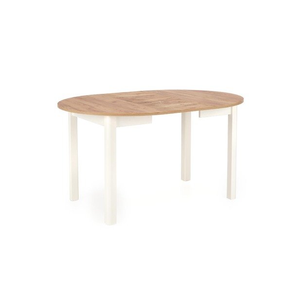 RINGO table, craft oak / white 12