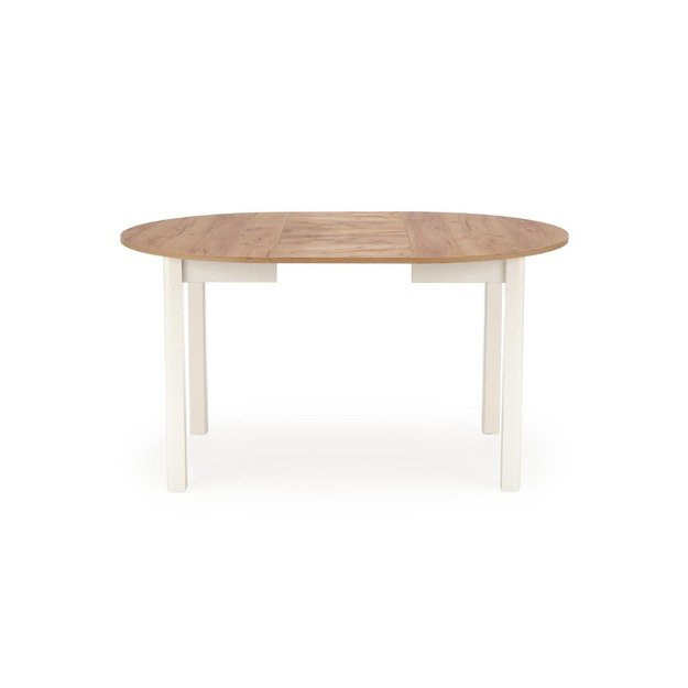 RINGO table, craft oak / white 11