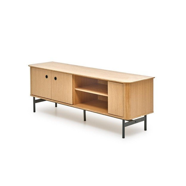 SMART RTV-1 TV-stand color: natural oak/black 4