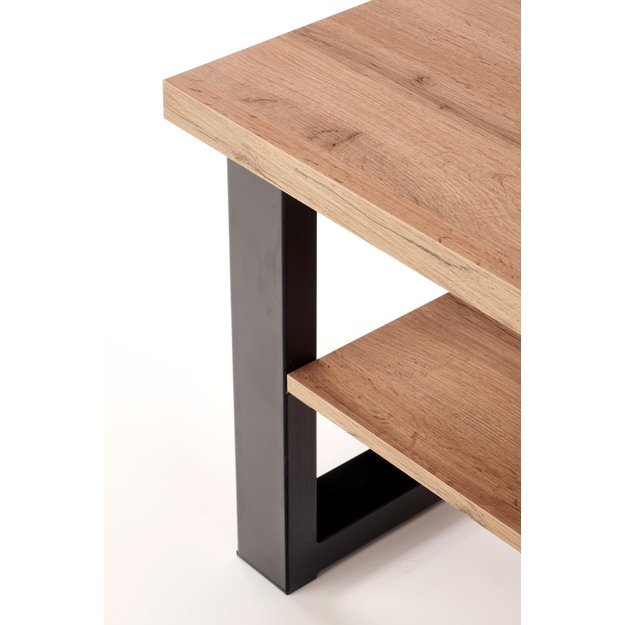 VENOM U coffee table color: votan oak/black 2