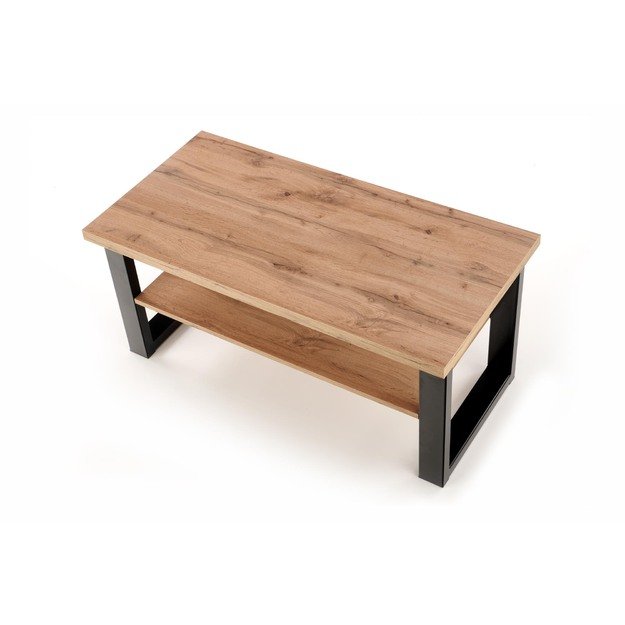 VENOM U coffee table color: votan oak/black 10