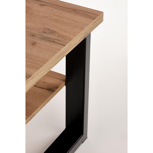 VENOM U coffee table color: votan oak/black 9