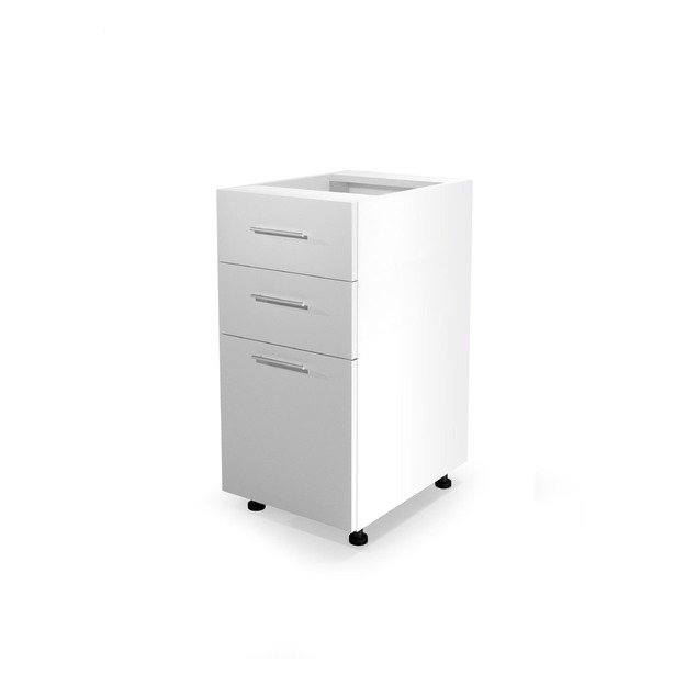 VENTO DS3-40/82 lower cabinet with drawers, color: white/white