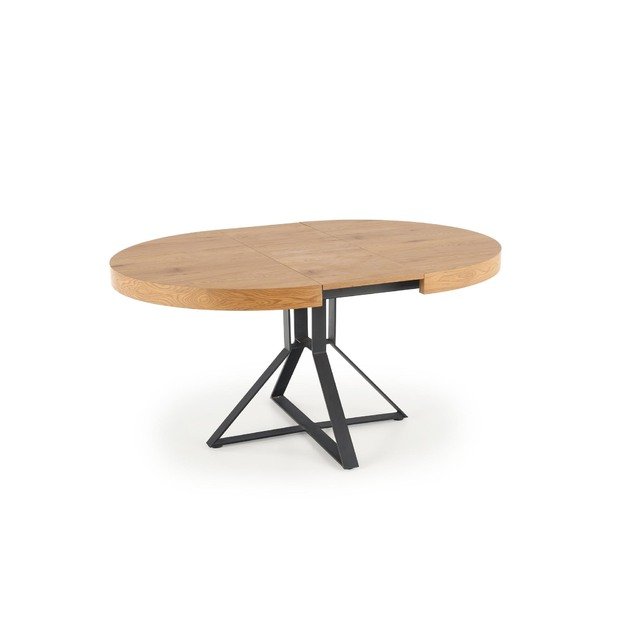 MERCY extension table, color: top - golden oak, legs - black 13