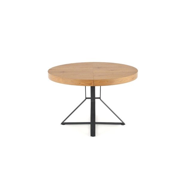 MERCY extension table, color: top - golden oak, legs - black 8